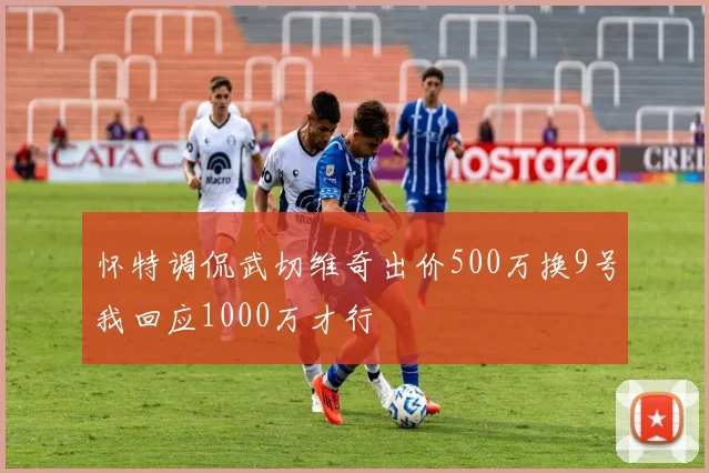 怀特调侃武切维奇出价500万换9号我回应1000万才行