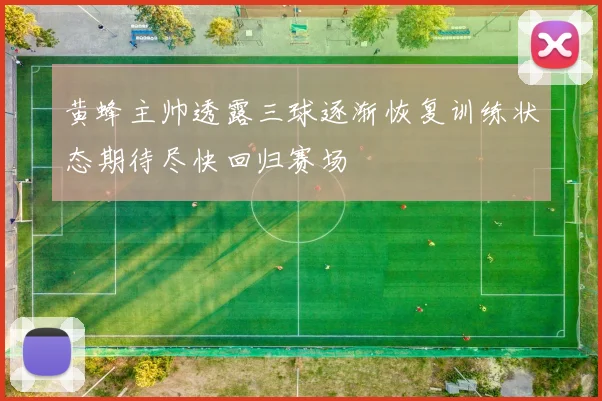 黄蜂主帅透露三球逐渐恢复训练状态期待尽快回归赛场